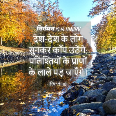 Picture 04 - निर्गमन 15:14 HINIRV - देश-देश के लोग - Bible Verse Picture