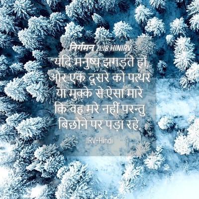 Picture 04 - निर्गमन 21:18 HINIRV - “यदि मनुष्य - Bible Verse Picture