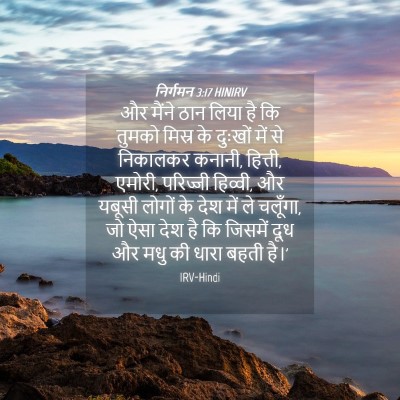 Picture 04 - निर्गमन 3:17 HINIRV - और मैंने ठान लिया - Bible Verse Picture