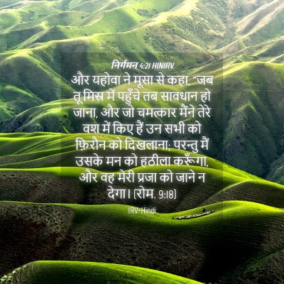Picture 04 - निर्गमन 4:21 HINIRV - और यहोवा ने मूसा से - Bible Verse Picture