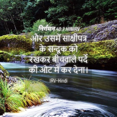 Picture 04 - निर्गमन 40:3 HINIRV - और उसमें - Bible Verse Picture