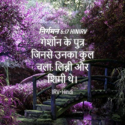 Picture 04 - निर्गमन 6:17 HINIRV - गेर्शोन के पुत्र - Bible Verse Picture