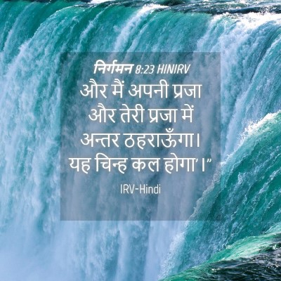 Picture 04 - निर्गमन 8:23 HINIRV - और मैं अपनी प्रजा - Bible Verse Picture
