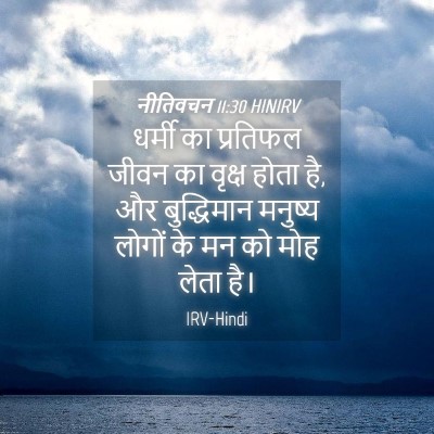 Picture 04 - नीतिवचन 11:30 HINIRV - धर्मी का प्रतिफल - Bible Verse Picture