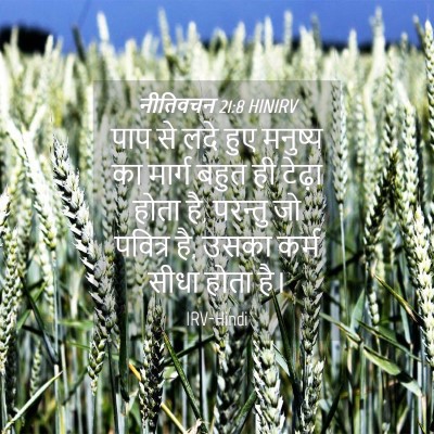 Picture 04 - नीतिवचन 21:8 HINIRV - पाप से लदे हुए - Bible Verse Picture