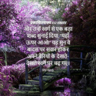 Picture 04 - प्रकाशितवाक्य 11:12 HINIRV - और उन्हें स्वर्ग - Bible Verse Picture
