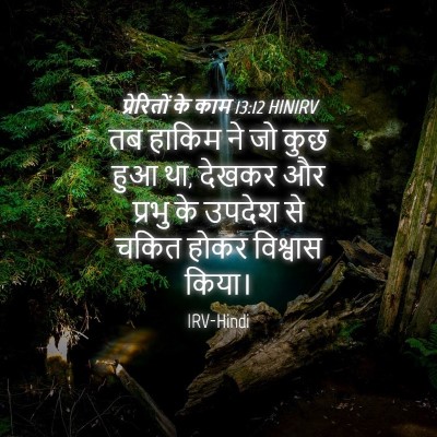 Picture 04 - प्रेरितों के काम 13:12 HINIRV - तब हाकिम ने जो कुछ - Bible Verse Picture