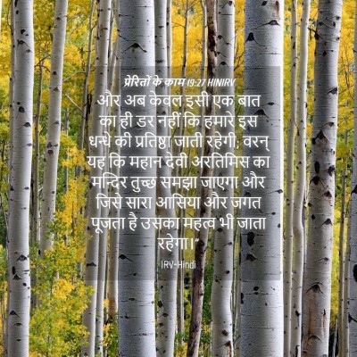 Picture 04 - प्रेरितों के काम 19:27 HINIRV - और अब केवल इसी एक - Bible Verse Picture