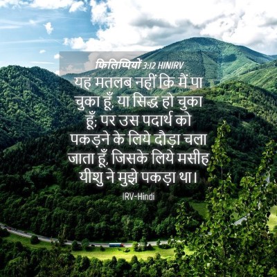 Picture 04 - फिलिप्पियों 3:12 HINIRV - यह मतलब नहीं कि मैं - Bible Verse Picture