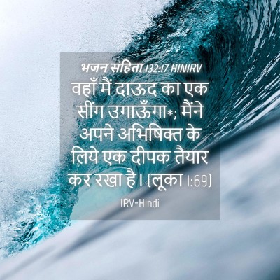 Picture 04 - भजन संहिता 132:17 HINIRV - वहाँ मैं दाऊद का एक - Bible Verse Picture