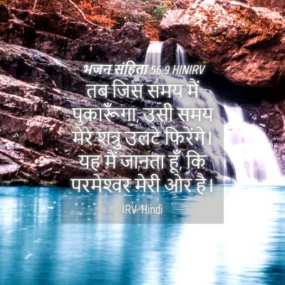 Picture 04 - भजन संहिता 56:9 HINIRV - तब जिस समय मैं - Bible Verse Picture