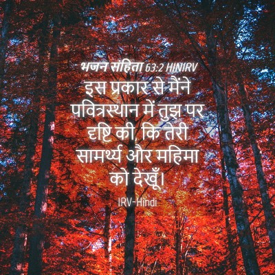 Picture 04 - भजन संहिता 63:2 HINIRV - इस प्रकार से मैंने - Bible Verse Picture