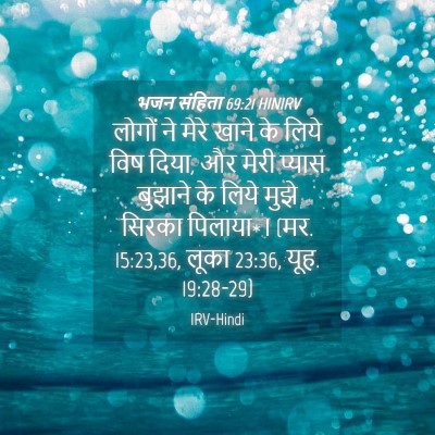 Picture 04 - भजन संहिता 69:21 HINIRV - लोगों ने मेरे खाने - Bible Verse Picture