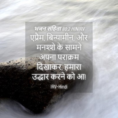Picture 04 - भजन संहिता 80:2 HINIRV - एप्रैम, बिन्यामीन, - Bible Verse Picture
