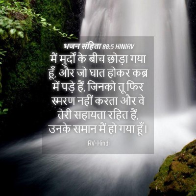 Picture 04 - भजन संहिता 88:5 HINIRV - मैं मुर्दों के बीच - Bible Verse Picture