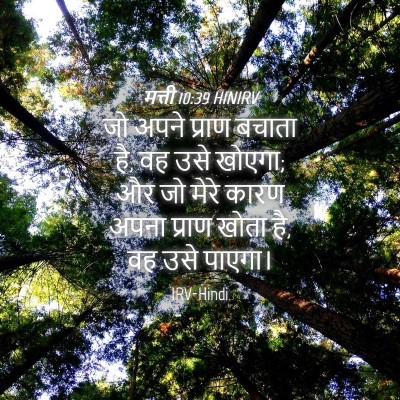 Picture 04 - मत्ती 10:39 HINIRV - जो अपने प्राण - Bible Verse Picture