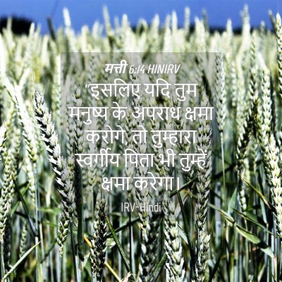 Picture 04 - मत्ती 6:14 HINIRV - “इसलिए यदि तुम - Bible Verse Picture
