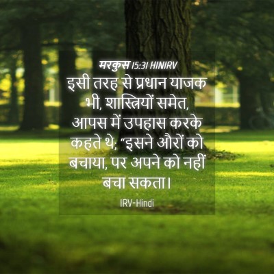 Picture 04 - मरकुस 15:31 HINIRV - इसी तरह से प्रधान - Bible Verse Picture