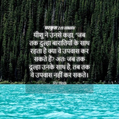 Picture 04 - मरकुस 2:19 HINIRV - यीशु ने उनसे कहा, - Bible Verse Picture