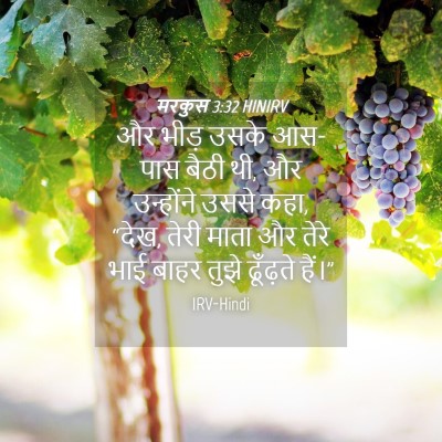 Picture 04 - मरकुस 3:32 HINIRV - और भीड़ उसके आस-पास - Bible Verse Picture