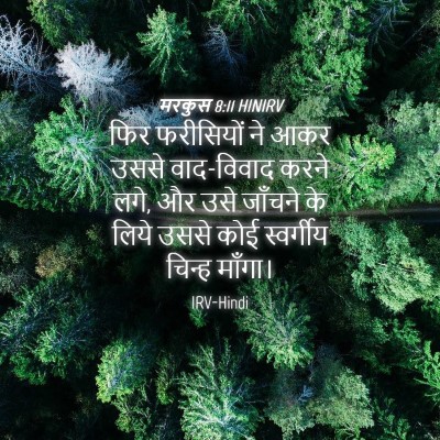 Picture 04 - मरकुस 8:11 HINIRV - फिर फरीसियों ने - Bible Verse Picture