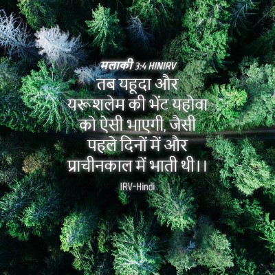 Picture 04 - मलाकी 3:4 HINIRV - तब यहूदा और - Bible Verse Picture