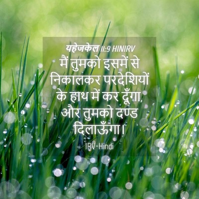 Picture 04 - यहेजकेल 11:9 HINIRV - मैं तुमको इसमें से - Bible Verse Picture