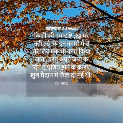 Picture 04 - यहेजकेल 16:5 HINIRV - किसी की दयादृष्टि - Bible Verse Picture