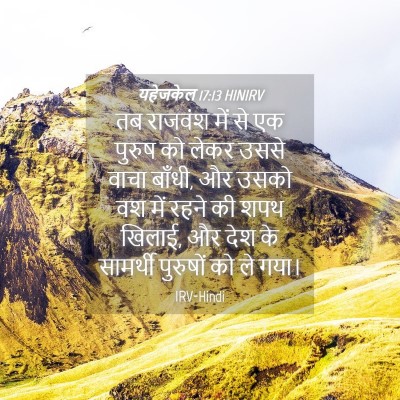 Picture 04 - यहेजकेल 17:13 HINIRV - तब राजवंश में से एक - Bible Verse Picture