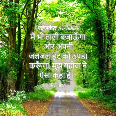 Picture 04 - यहेजकेल 21:17 HINIRV - मैं भी ताली - Bible Verse Picture