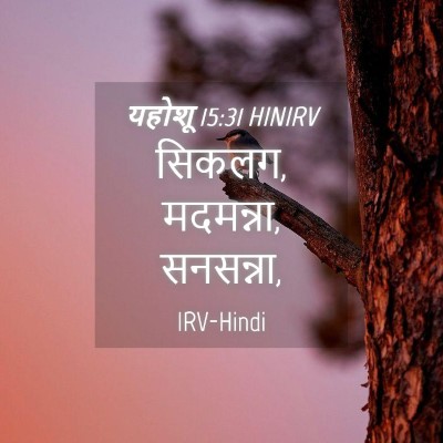 Picture 04 - यहोशू 15:31 HINIRV - सिकलग, मदमन्ना, - Bible Verse Picture