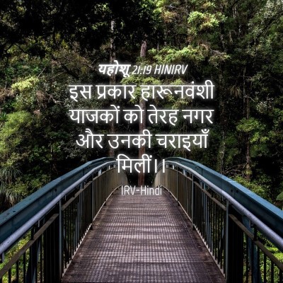 Picture 04 - यहोशू 21:19 HINIRV - इस प्रकार - Bible Verse Picture