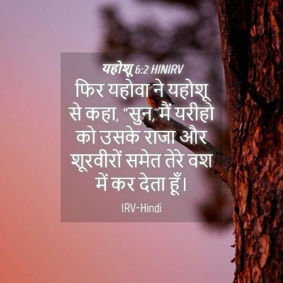 Picture 04 - यहोशू 6:2 HINIRV - फिर यहोवा ने यहोशू - Bible Verse Picture