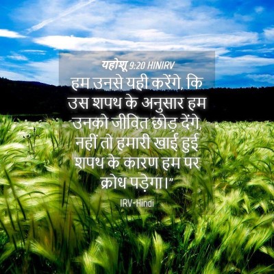 Picture 04 - यहोशू 9:20 HINIRV - हम उनसे यही करेंगे, - Bible Verse Picture