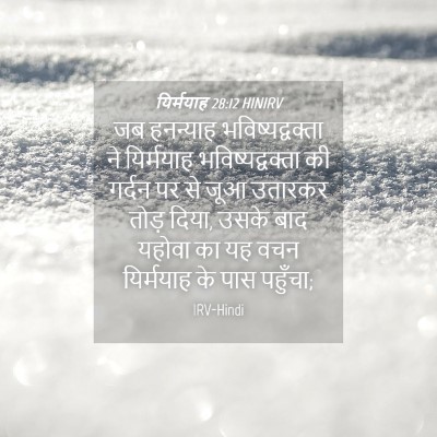 Picture 04 - यिर्मयाह 28:12 HINIRV - जब हनन्याह - Bible Verse Picture
