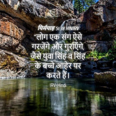 Picture 04 - यिर्मयाह 51:38 HINIRV - “लोग एक संग ऐसे - Bible Verse Picture