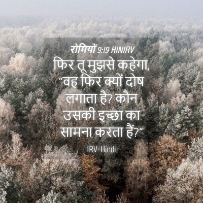 Picture 04 - रोमियों 9:19 HINIRV - फिर तू मुझसे कहेगा, - Bible Verse Picture