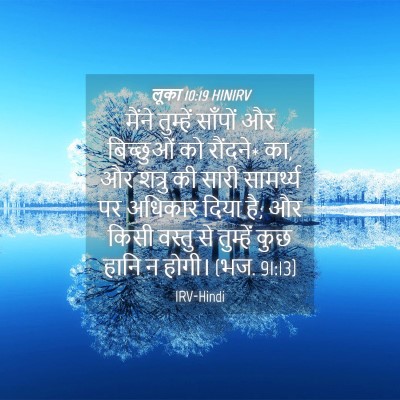 Picture 04 - लूका 10:19 HINIRV - मैंने तुम्हें - Bible Verse Picture