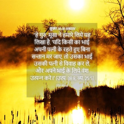 Picture 04 - लूका 20:28 HINIRV - “हे गुरु, मूसा ने - Bible Verse Picture