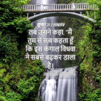 Picture 04 - लूका 21:3 HINIRV - तब उसने कहा, “मैं - Bible Verse Picture