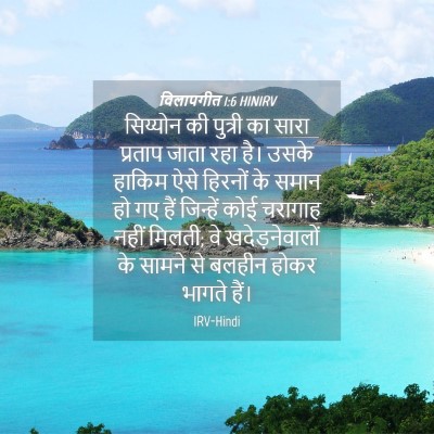 Picture 04 - विलापगीत 1:6 HINIRV - सिय्योन की पुत्री - Bible Verse Picture