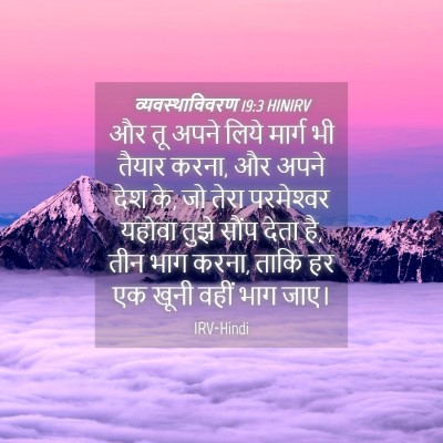 Picture 04 - व्यवस्थाविवरण 19:3 HINIRV - और तू अपने लिये - Bible Verse Picture