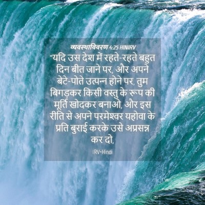 Picture 04 - व्यवस्थाविवरण 4:25 HINIRV - “यदि उस देश में - Bible Verse Picture