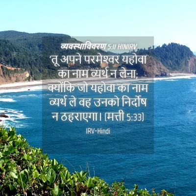 Picture 04 - व्यवस्थाविवरण 5:11 HINIRV - 'तू अपने परमेश्‍वर - Bible Verse Picture