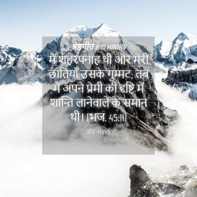 Picture 04 - श्रेष्ठगीत 8:10 HINIRV - मैं शहरपनाह थी और - Bible Verse Picture