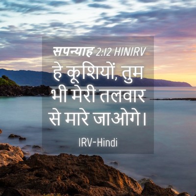 Picture 04 - सपन्याह 2:12 HINIRV - हे कूशियों, तुम भी - Bible Verse Picture