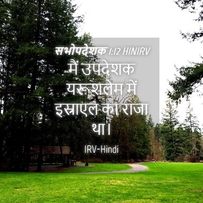 Picture 04 - सभोपदेशक 1:12 HINIRV - मैं उपदेशक - Bible Verse Picture