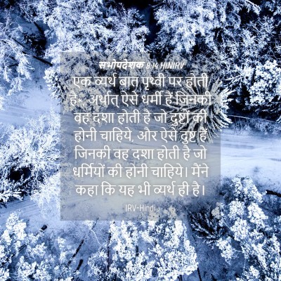Picture 04 - सभोपदेशक 8:14 HINIRV - एक व्यर्थ बात - Bible Verse Picture