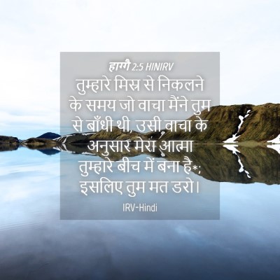 Picture 04 - हाग्गै 2:5 HINIRV - तुम्हारे मिस्र से - Bible Verse Picture