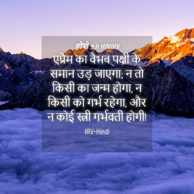 Picture 04 - होशे 9:11 HINIRV - एप्रैम का वैभव - Bible Verse Picture